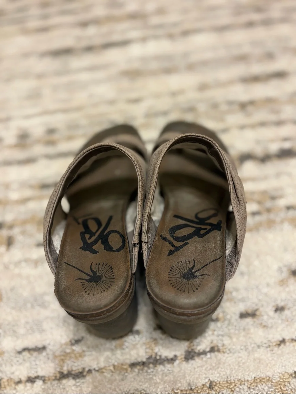 OTBT | Wedge Sandals in Taupe - size 7.5